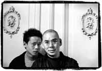 Tsai Ming-liang en Lee Kang-sheng (l.) (foto: André Bakker).